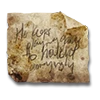 Raggedly Scrawled Note