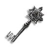 Ornate Ashen Key