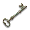 Corroded Bronze Key