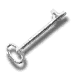 Gleaming Silver Key